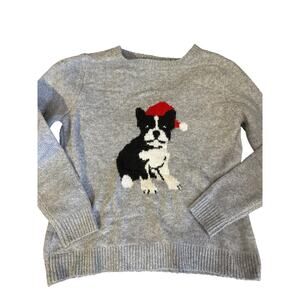 HOLIDAY DOG SWEATER size MEDIUM